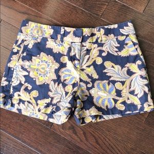 🌸Loft Paisley Linen Blend Shorts